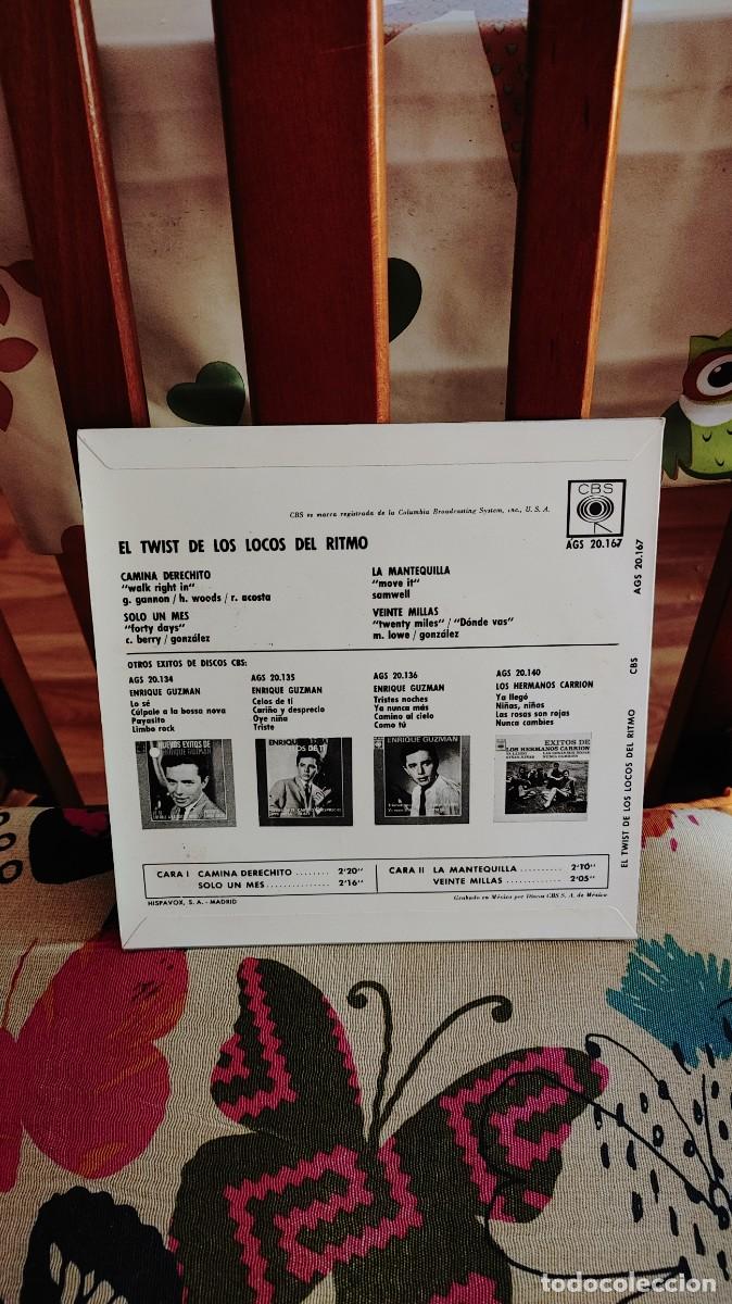 Discos de vinilo: LOS LOCOS DEL RITMO-EP CAMINA DERECHITO +3 - Foto 2