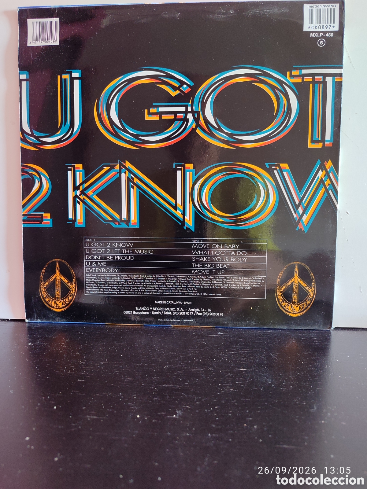 Discos de vinilo: Disco de vinilo CK0897 - Foto 2