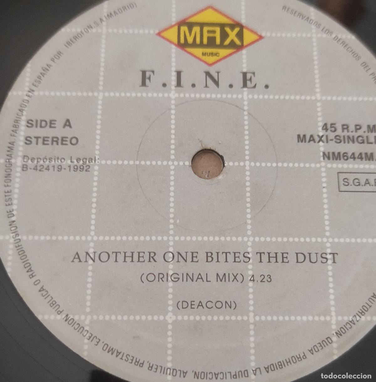 Discos de vinilo: F.I.N.E. - ANOTHER ONE BITES THE DUST-MAXI