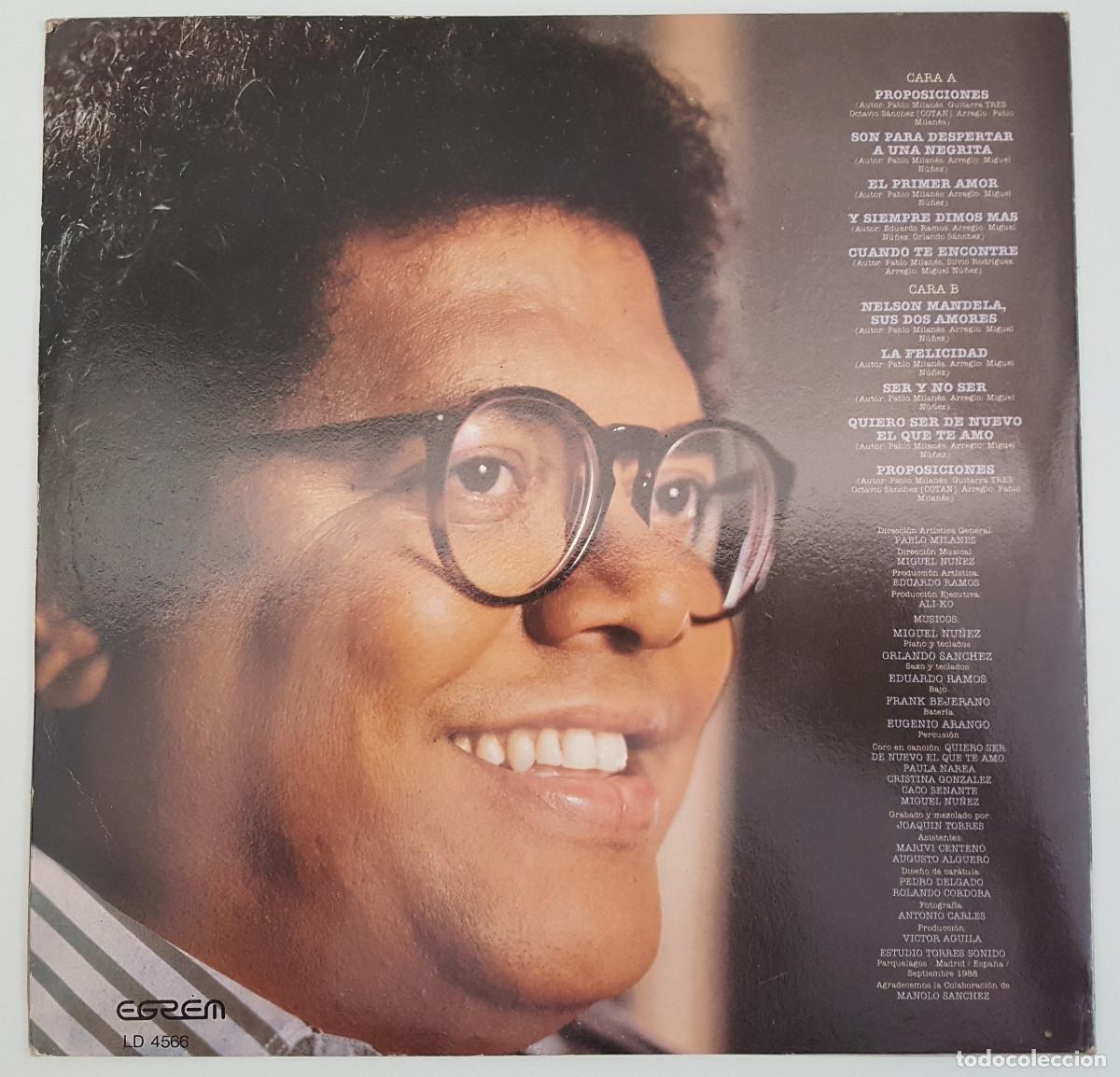 Discos de vinilo: PABLO MILAN&Eacute;S, ROPOSICIONES, VINILO LP DISCO - Foto 2