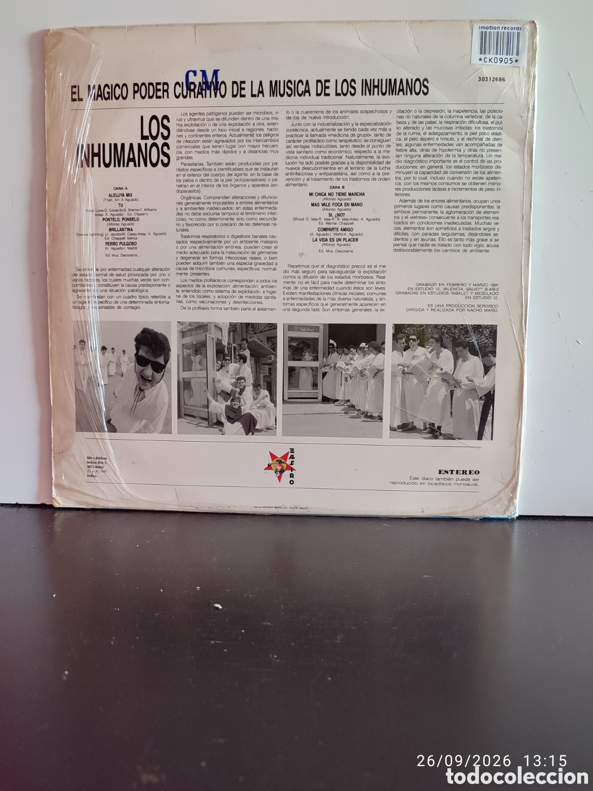 Discos de vinilo: Disco de vinilo CK0905 - Foto 2