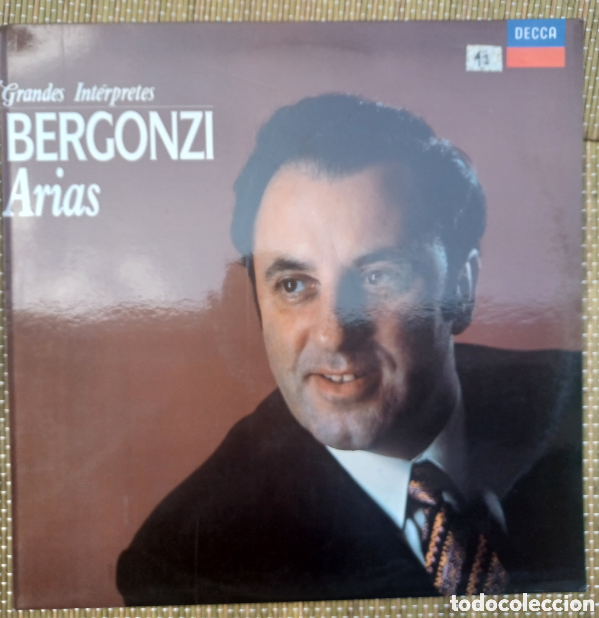 Discos de vinilo: Vinilo GRANDES INTERPRETES - CARO BERGONZI TENOR - ARIAS