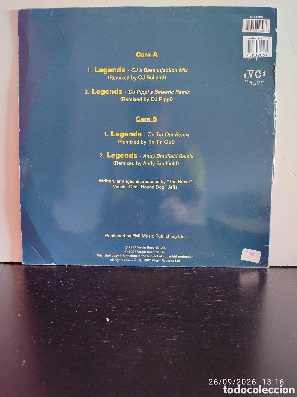 Discos de vinilo: Disco de vinilo CK0906 - Foto 2