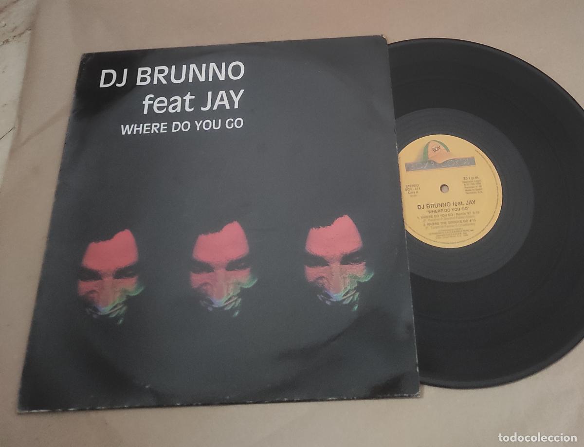 Discos de vinilo: DJ Brunno feat. Jay &lrm;&ndash; Where Do You Go-MAXI-ESPA&Ntilde;A-