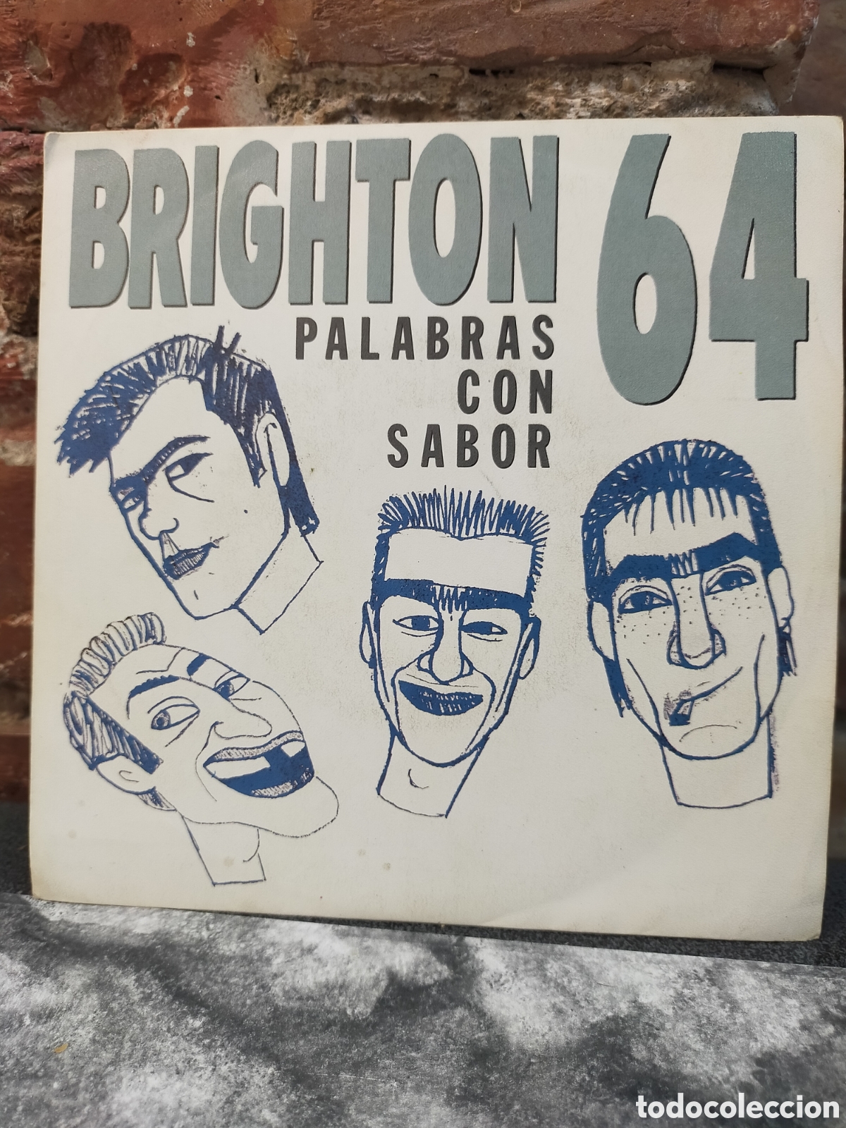 Discos de vinilo: Single Vinilo Brighton 64 - Palabras con Sabor - Foto 1