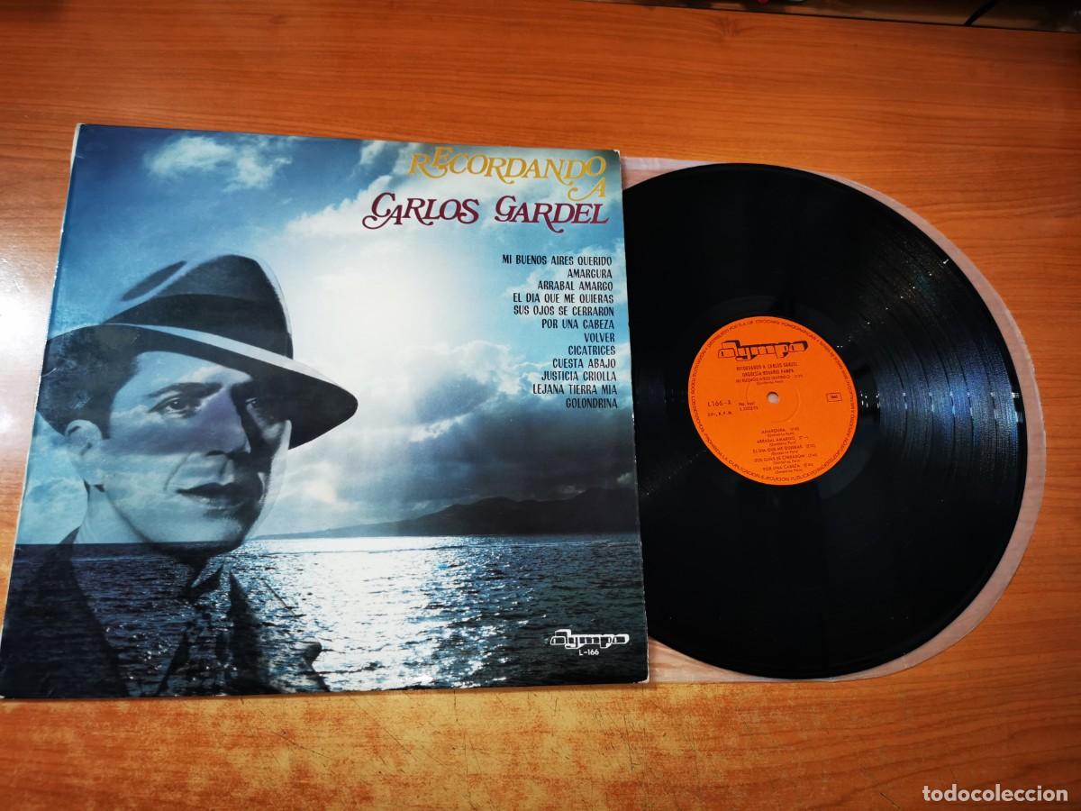 Discos de vinilo: ORQUESTA ROSARIO PAMPA Recordando a CARLOS GARDEL LP VINILO DEL A&Ntilde;O 1973 CONTIENE 12 TEMAS