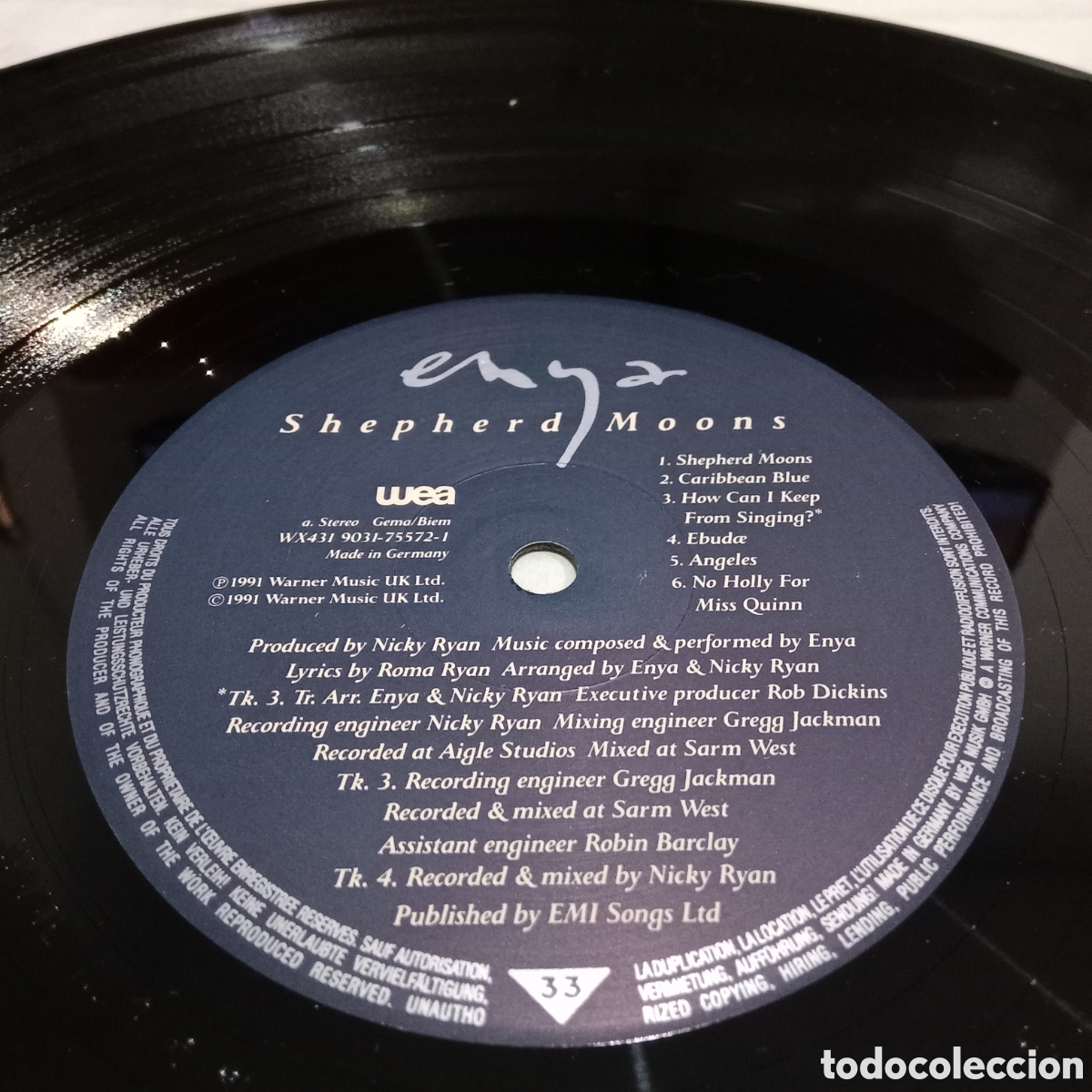 Discos de vinilo: ENYA - SHEPHERED MOONS - LP - Foto 5