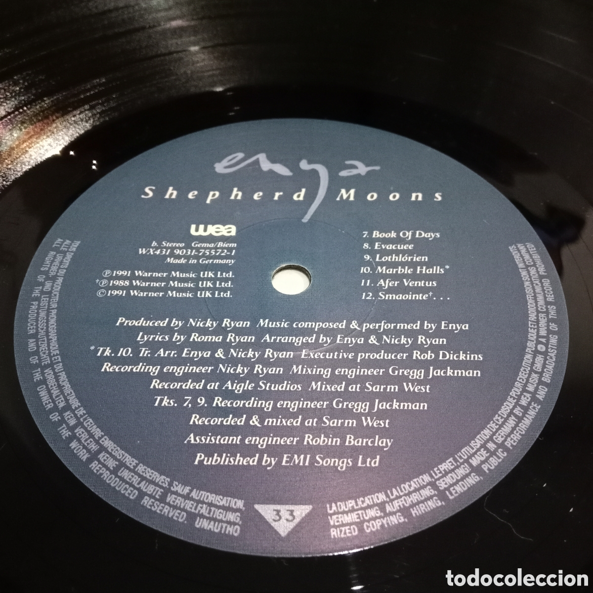 Discos de vinilo: ENYA - SHEPHERED MOONS - LP - Foto 6