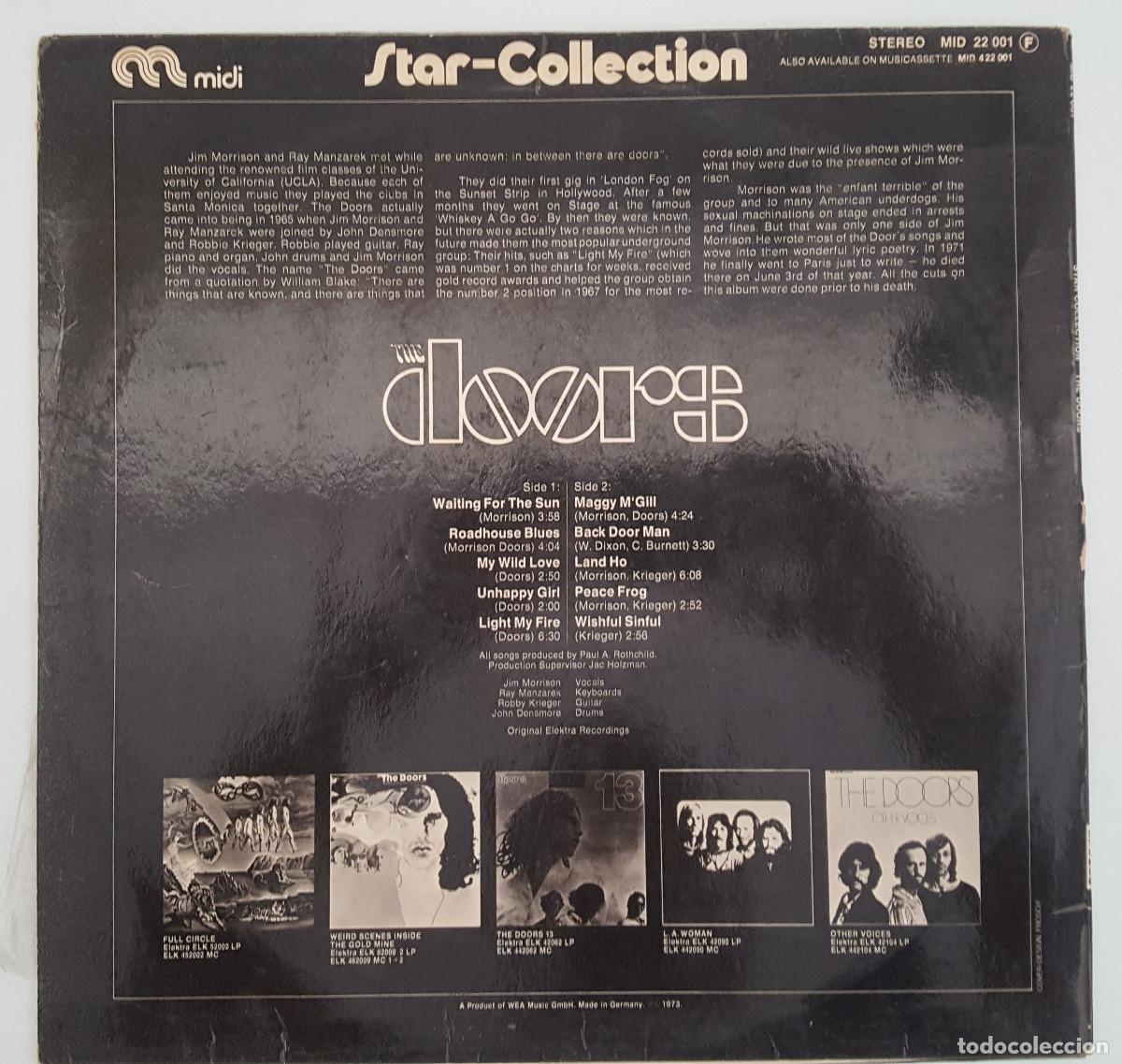 Discos de vinilo: STAR-COLLECTION, THE DOORS, VINILO LP DISCO - Foto 2