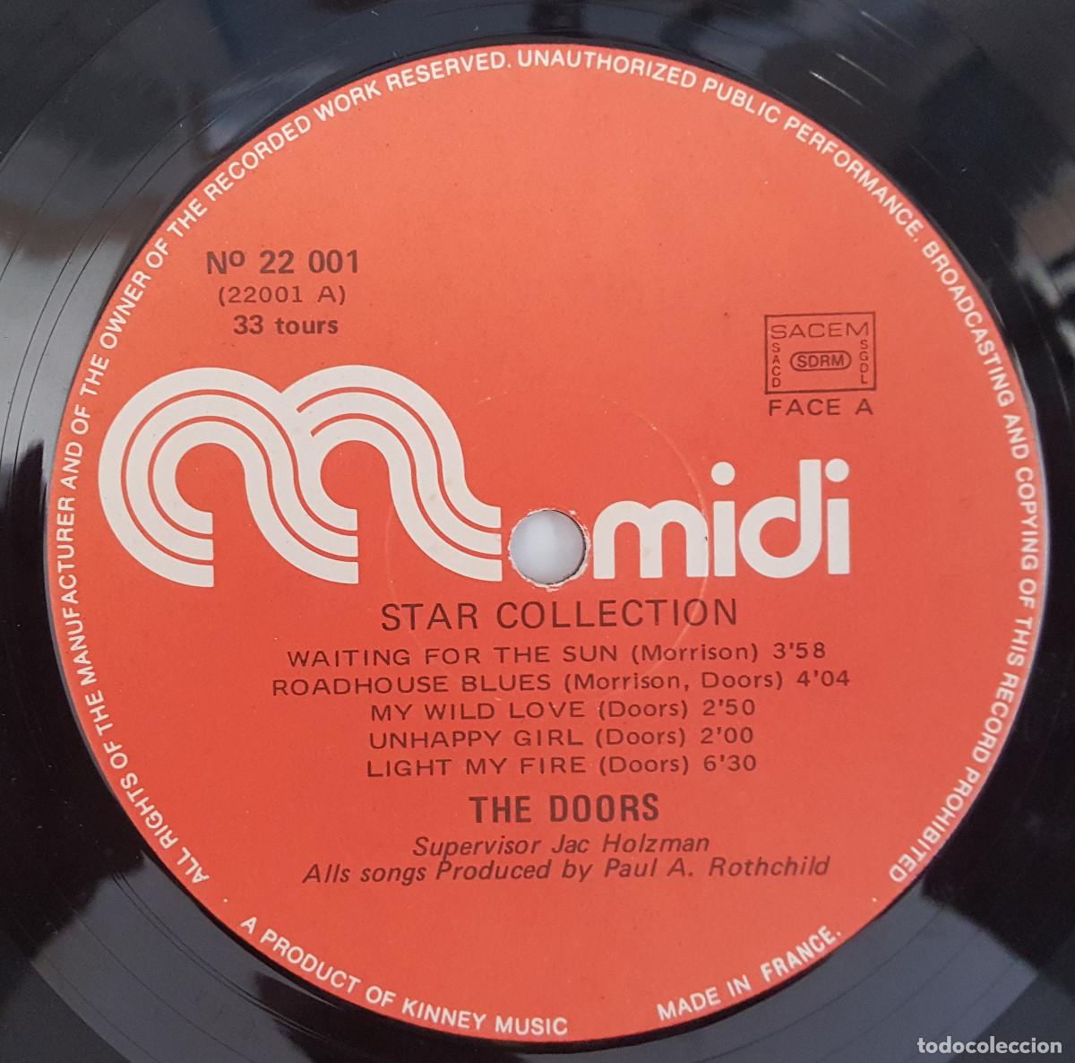 Discos de vinilo: STAR-COLLECTION, THE DOORS, VINILO LP DISCO - Foto 4