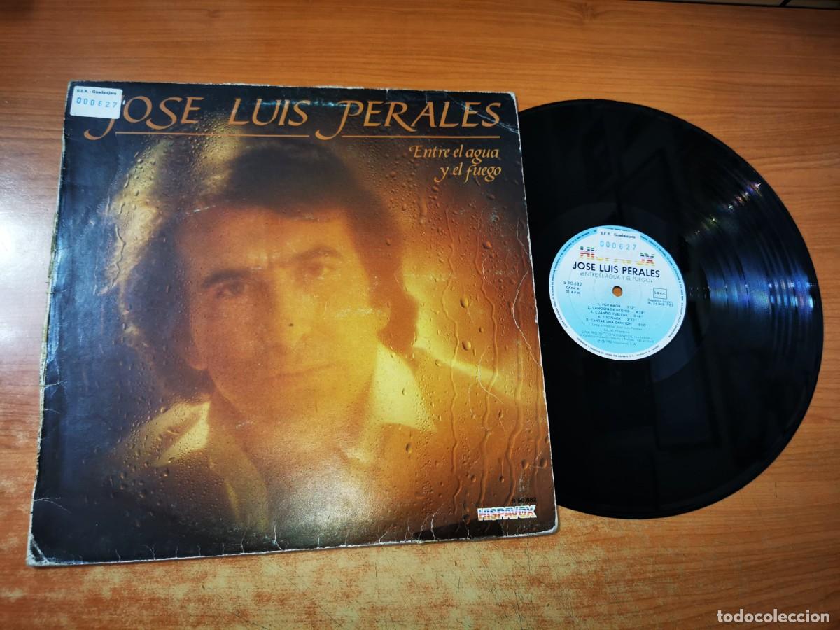 Discos de vinilo: JOSE LUIS PERALES Entre el agua y el fuego LP VINILO DEL A&Ntilde;O 1982 CONTIENE 10 TEMAS