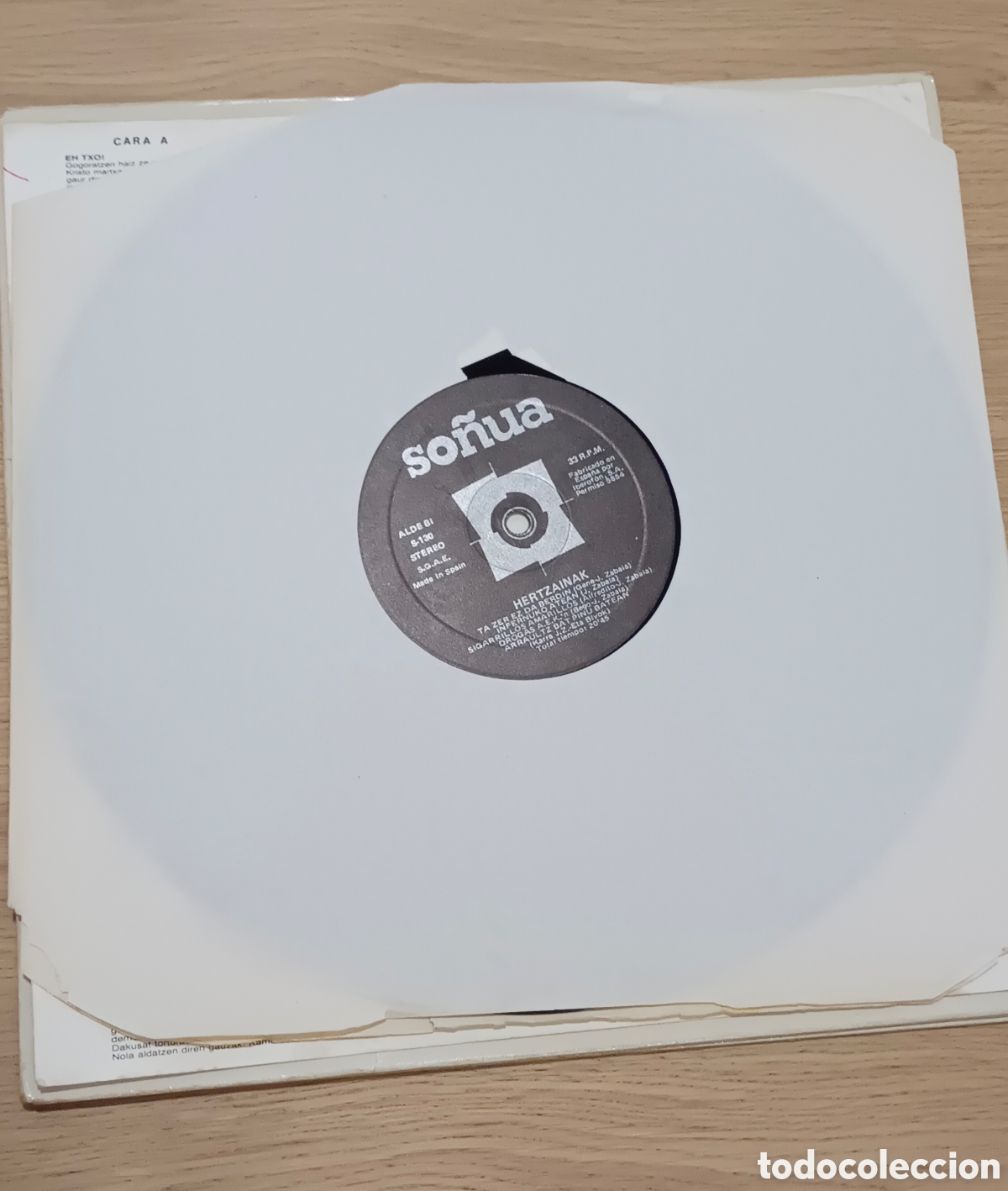 Discos de vinilo: LP Hertzainak primera edici&oacute;n - Foto 5