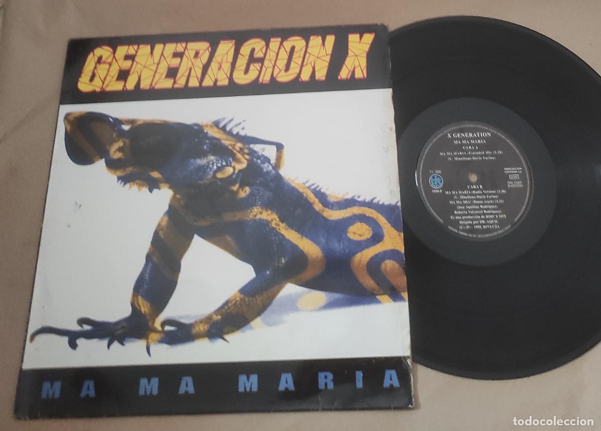 Discos de vinilo: Generacion X &lrm;&ndash; Ma Ma Maria-MAXI-ESPA&Ntilde;A-