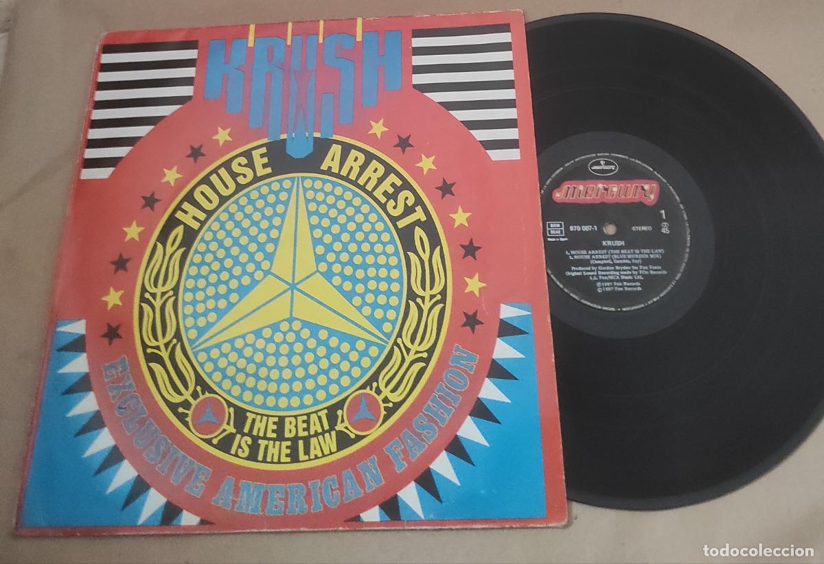 Discos de vinilo: Krush &ndash; House Arrest - MAXI-ESPA&Ntilde;A- - Foto 1