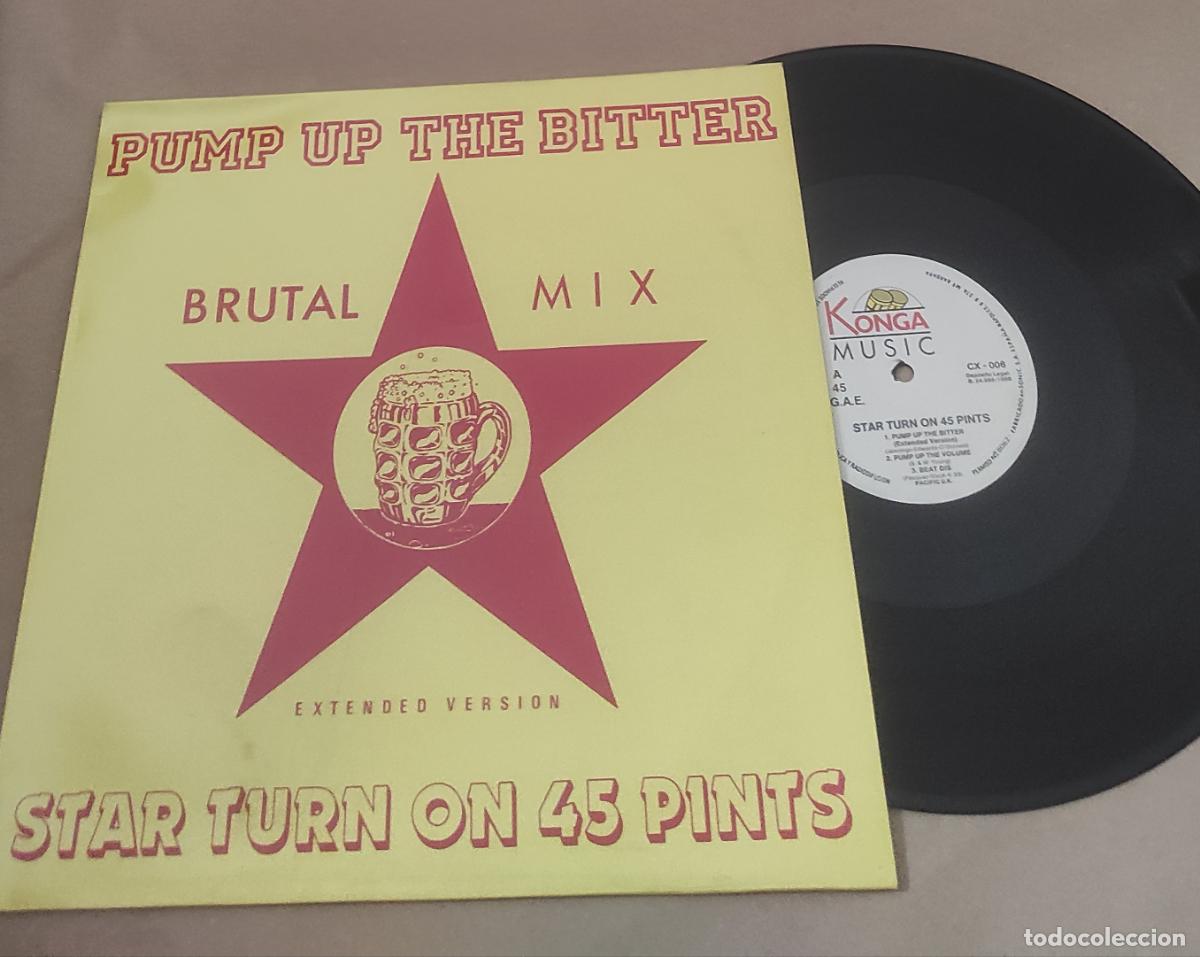 Discos de vinilo: STAR TURN ON 45 PINTS - PUMP UP THE BITTER - MAXI - - Foto 1