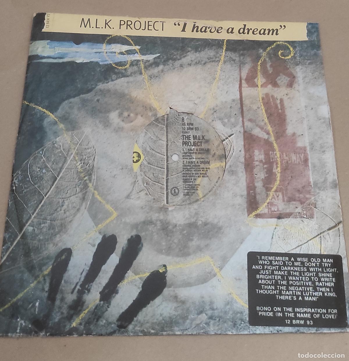 Discos de vinilo: THE M.L.K.. PROJECT I HAVE A DREAM-MAXI-ESPA&Ntilde;A-