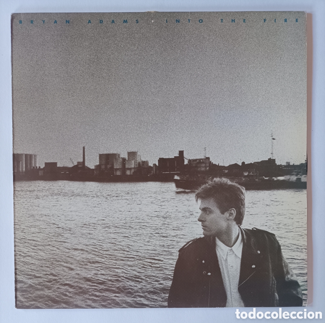 Discos de vinilo: BRYAN ADAMS. INTO THE FIRE. DISCO VINILO LP. MUY BUEN ESTADO.