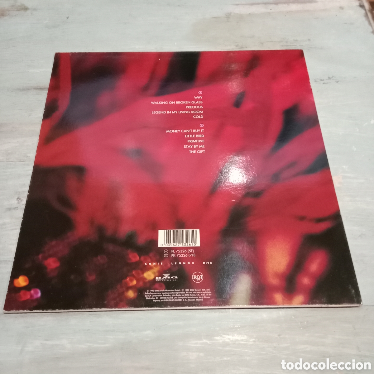 Discos de vinilo: ANNIE LENNOX - DIVA - LP - Foto 2