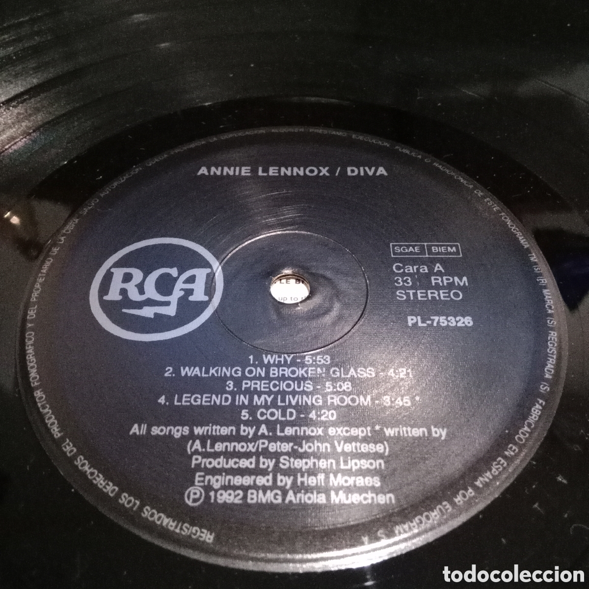Discos de vinilo: ANNIE LENNOX - DIVA - LP - Foto 6