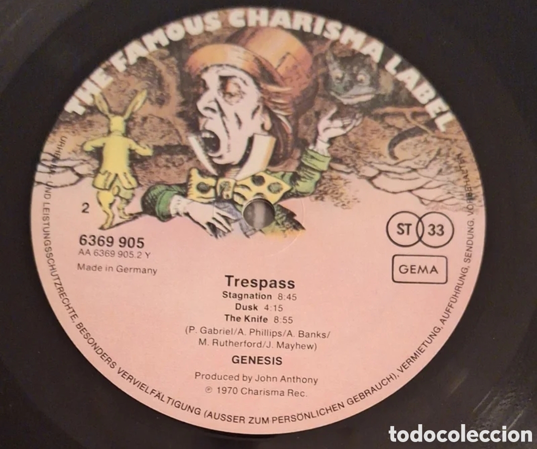 Discos de vinilo: Disco LP de Genesis - Trespass - Foto 4