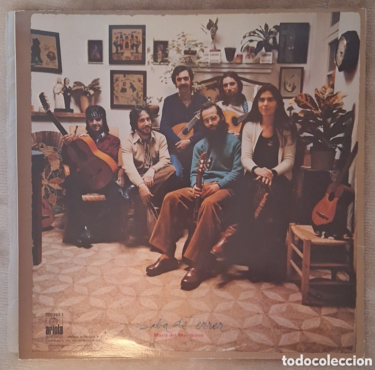 Discos de vinilo: Maria Del Mar Bonet - Saba De Terrer LP - Foto 2