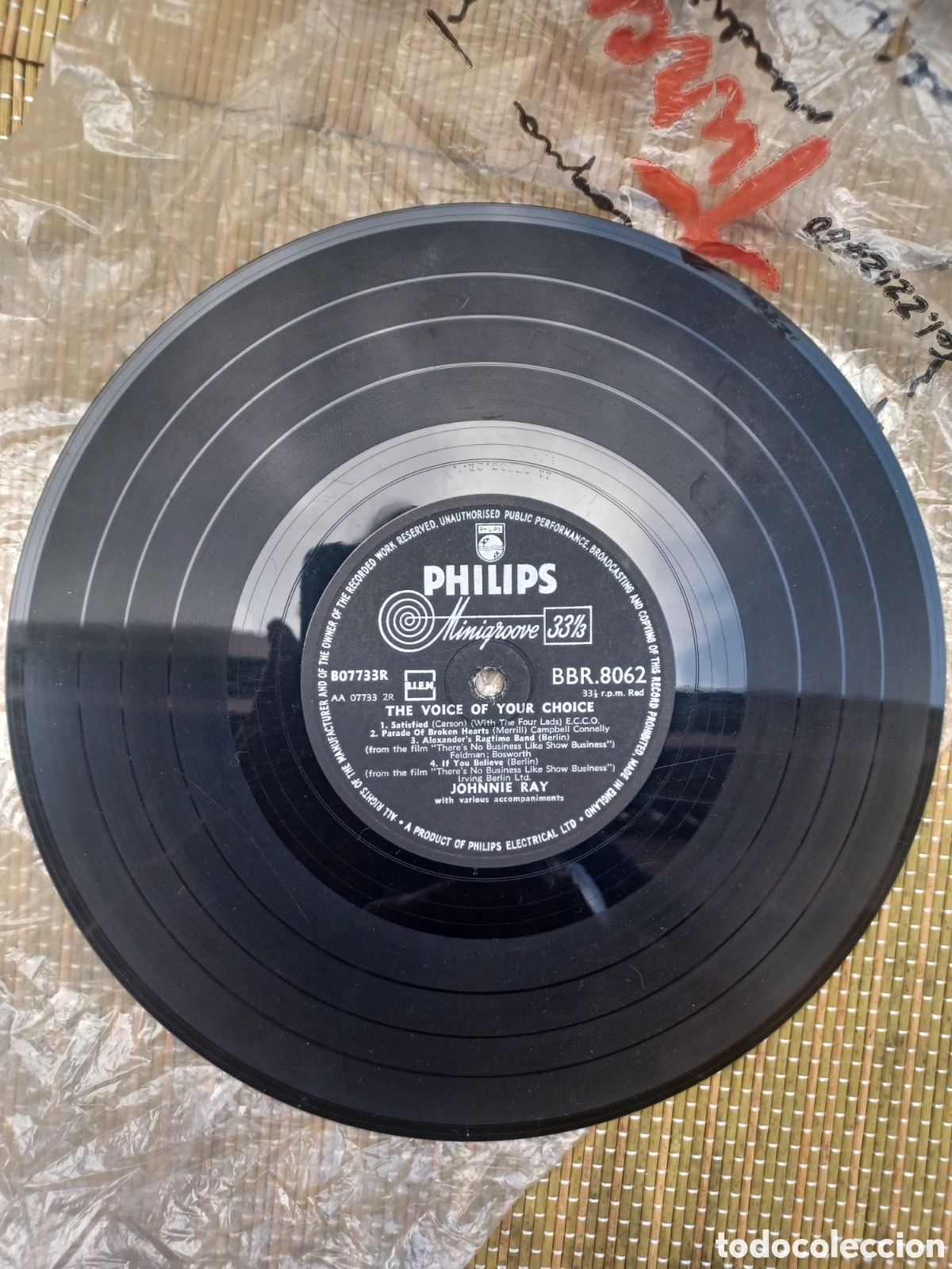 Discos de vinilo: JOHNNIE RAY-THE VOICE OF YOUR CHOICE LP VINILO. Sin caja
