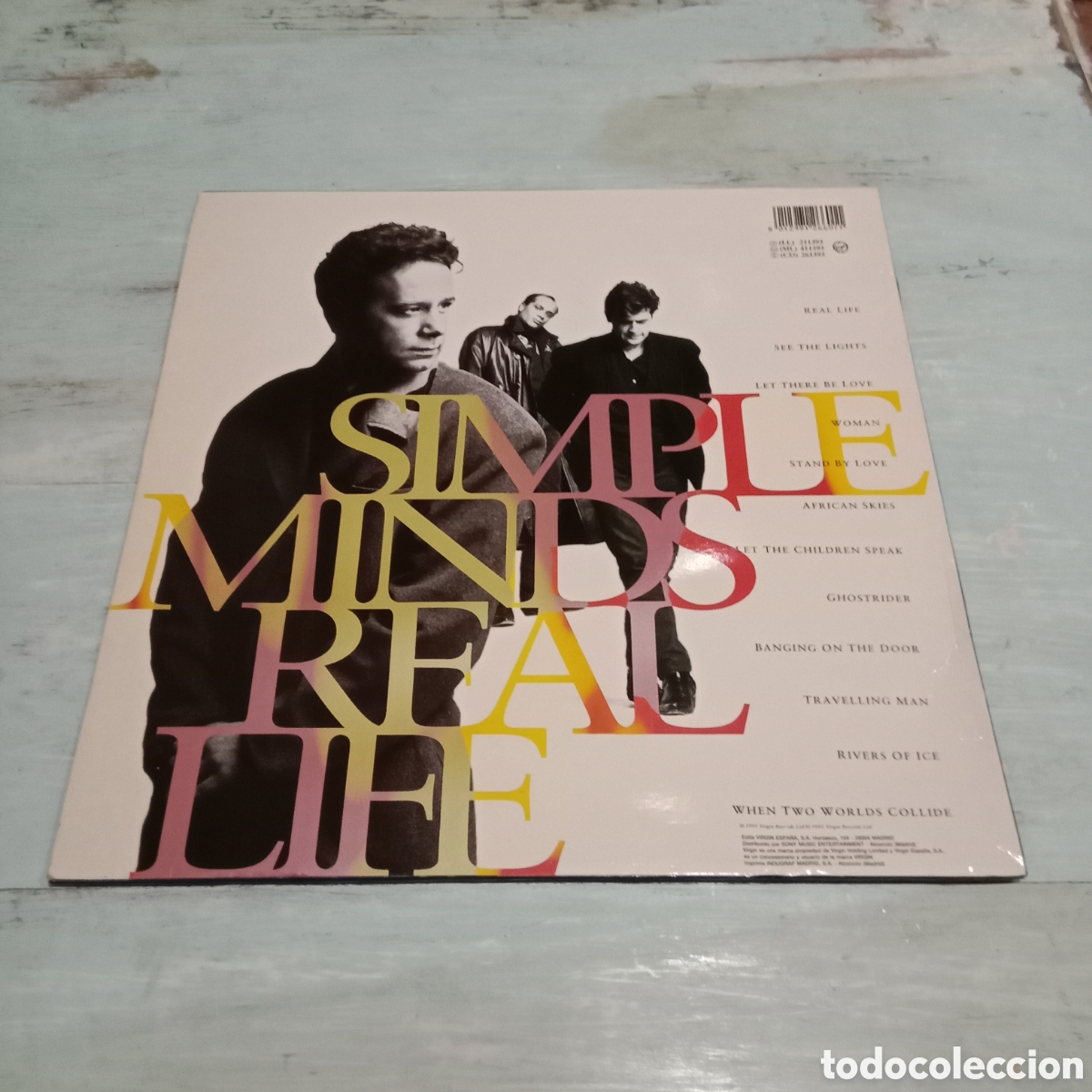 Discos de vinilo: SIMPLE MINDS - REAL LIFE - LP - Foto 2