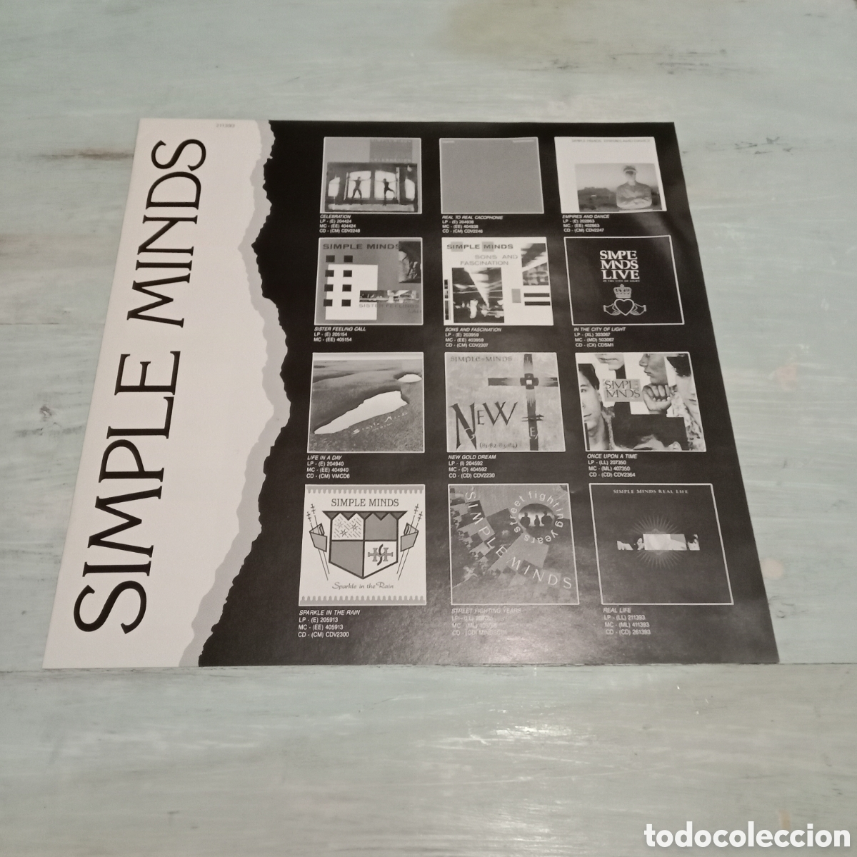 Discos de vinilo: SIMPLE MINDS - REAL LIFE - LP - Foto 6