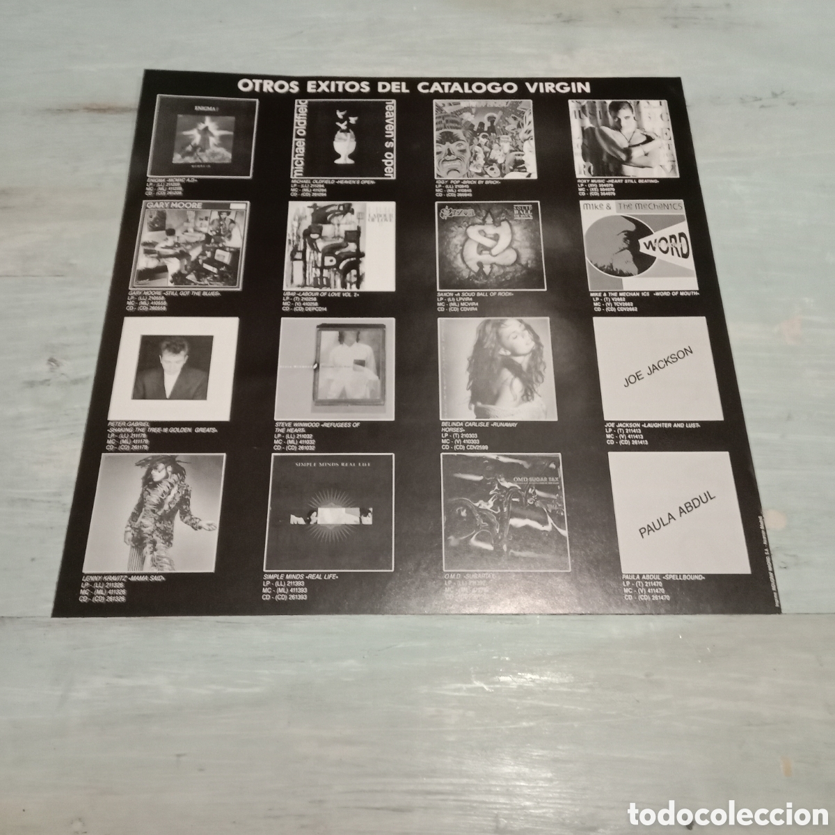 Discos de vinilo: SIMPLE MINDS - REAL LIFE - LP - Foto 7