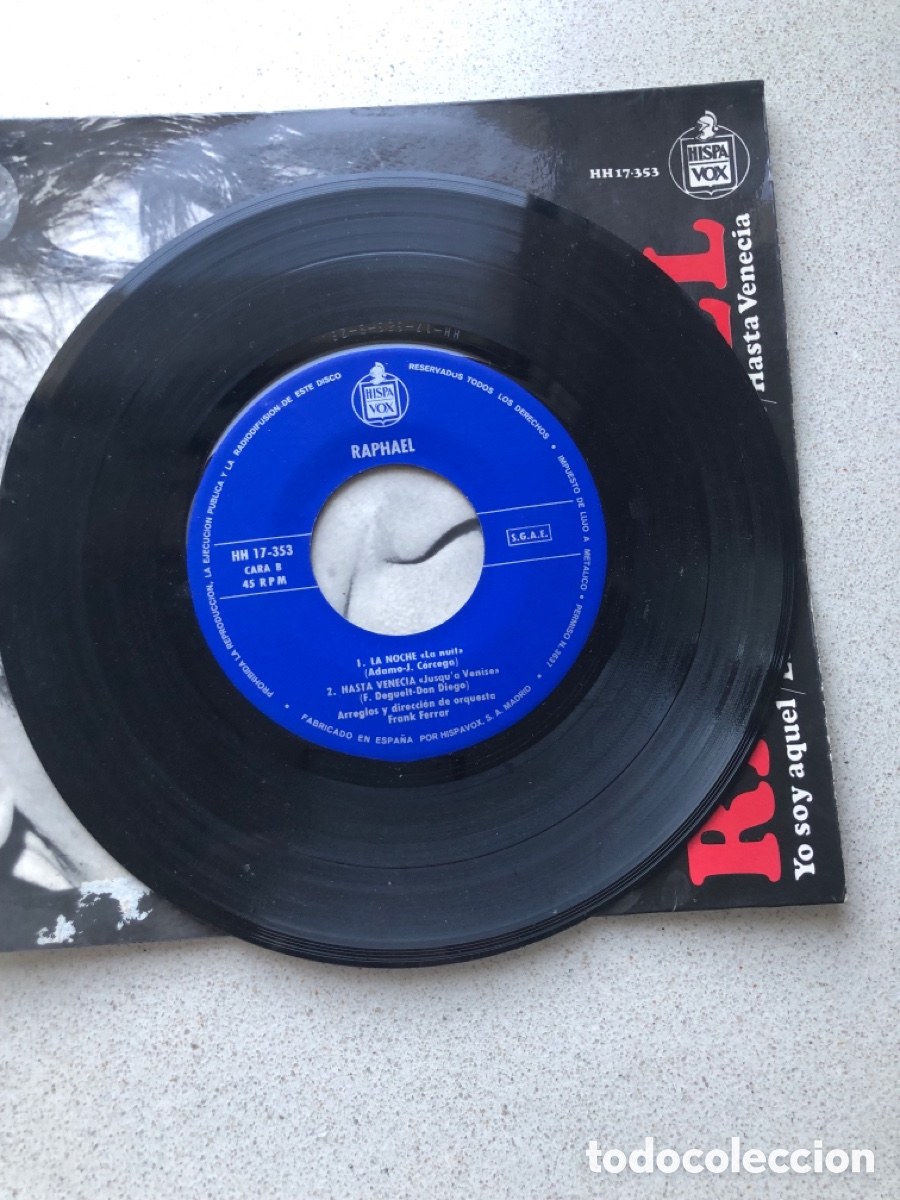 Discos de vinilo: Disco Rafael antiguo - Foto 3