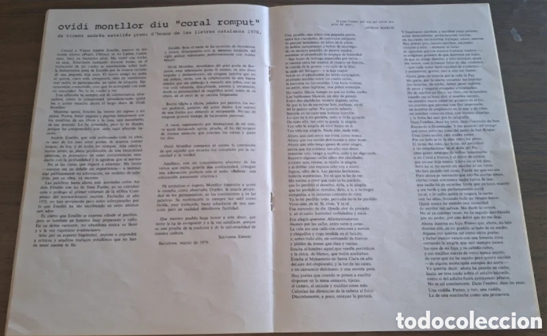 Discos de vinilo: Ovidi Montllor - Coral Romput 2LP - Foto 6