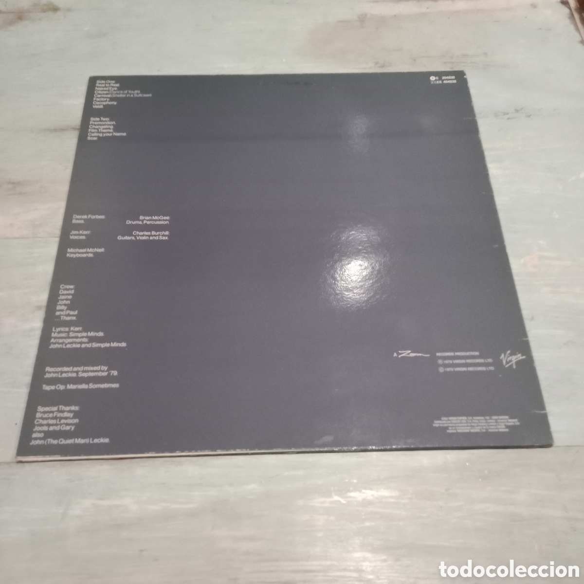 Discos de vinilo: SIMPLE MINDS - REAL TO REAL CACOPHONY - LP - Foto 2