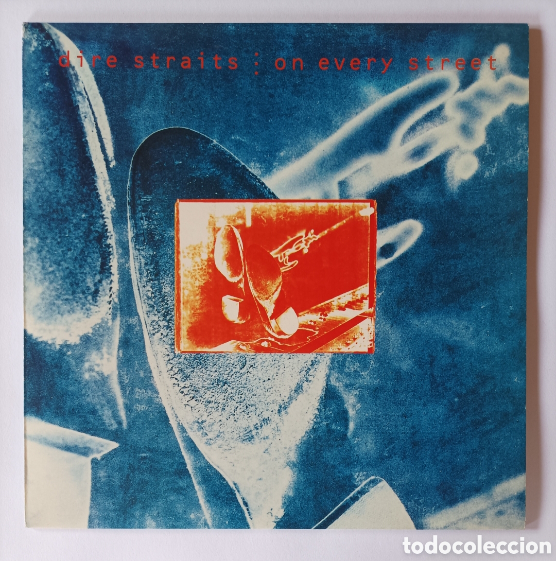Discos de vinilo: DIRE STRAITS. ON EVERY STREET. DISCO VINILO LP. EXCELENTE ESTADO.