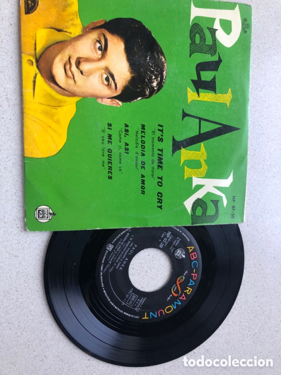 Discos de vinilo: Vinilo antiguo paul anka