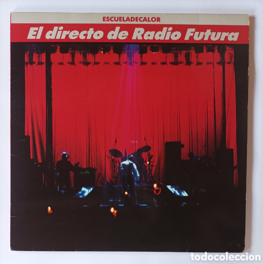 Discos de vinilo: EL DIRECTO DE RADIO FUTURA. ESCUELA DE CALOR. DISCO VINILO DOBLE LP. EXCELENTE ESTADO.