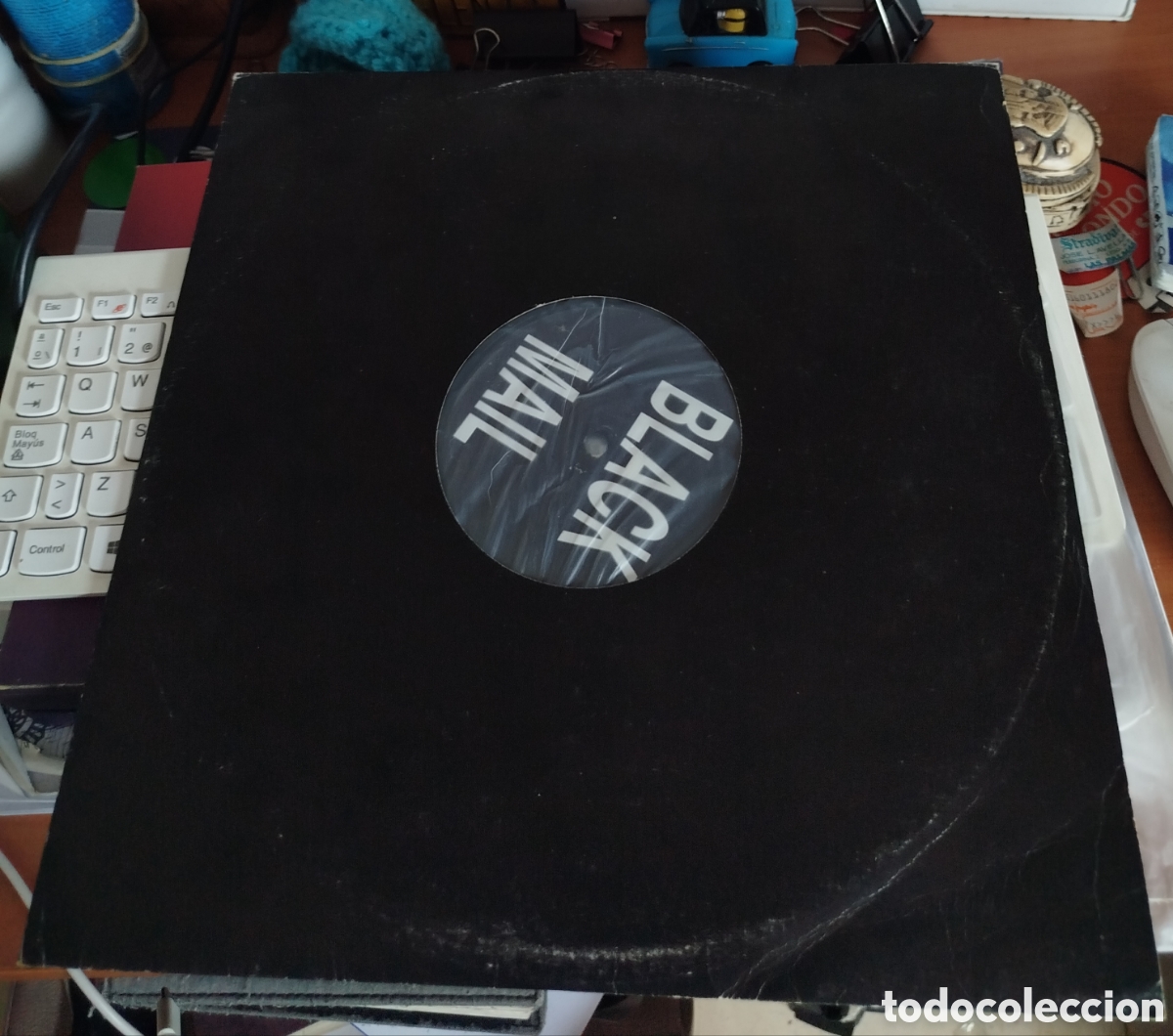 Discos de vinilo: Black Mail &ndash; Lazy. Edicion UK - Foto 3