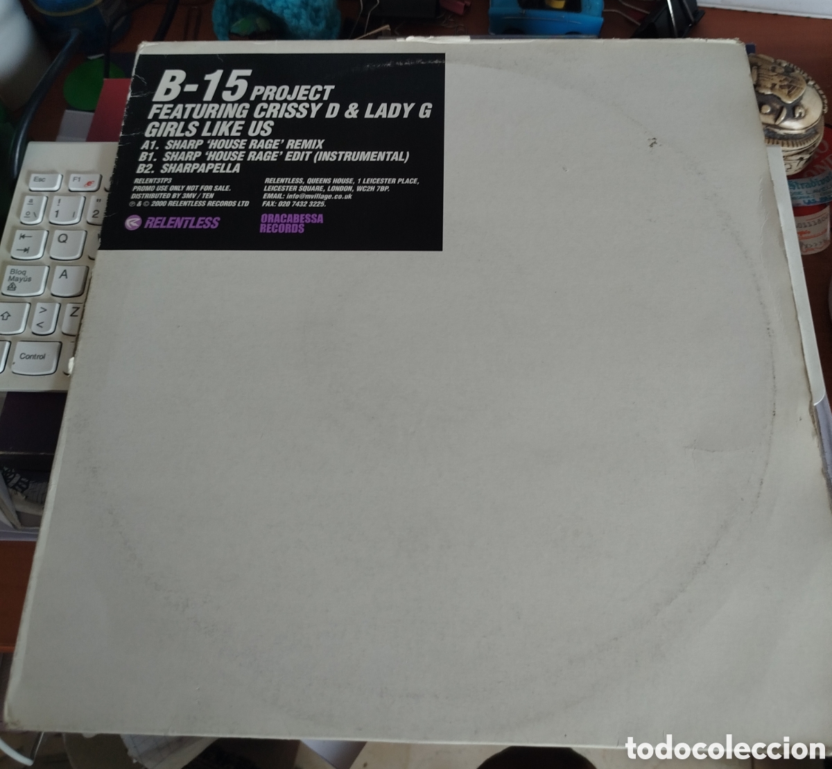 Discos de vinilo: B-15 Project Featuring Crissy D & Lady G &ndash; Girls Like Us