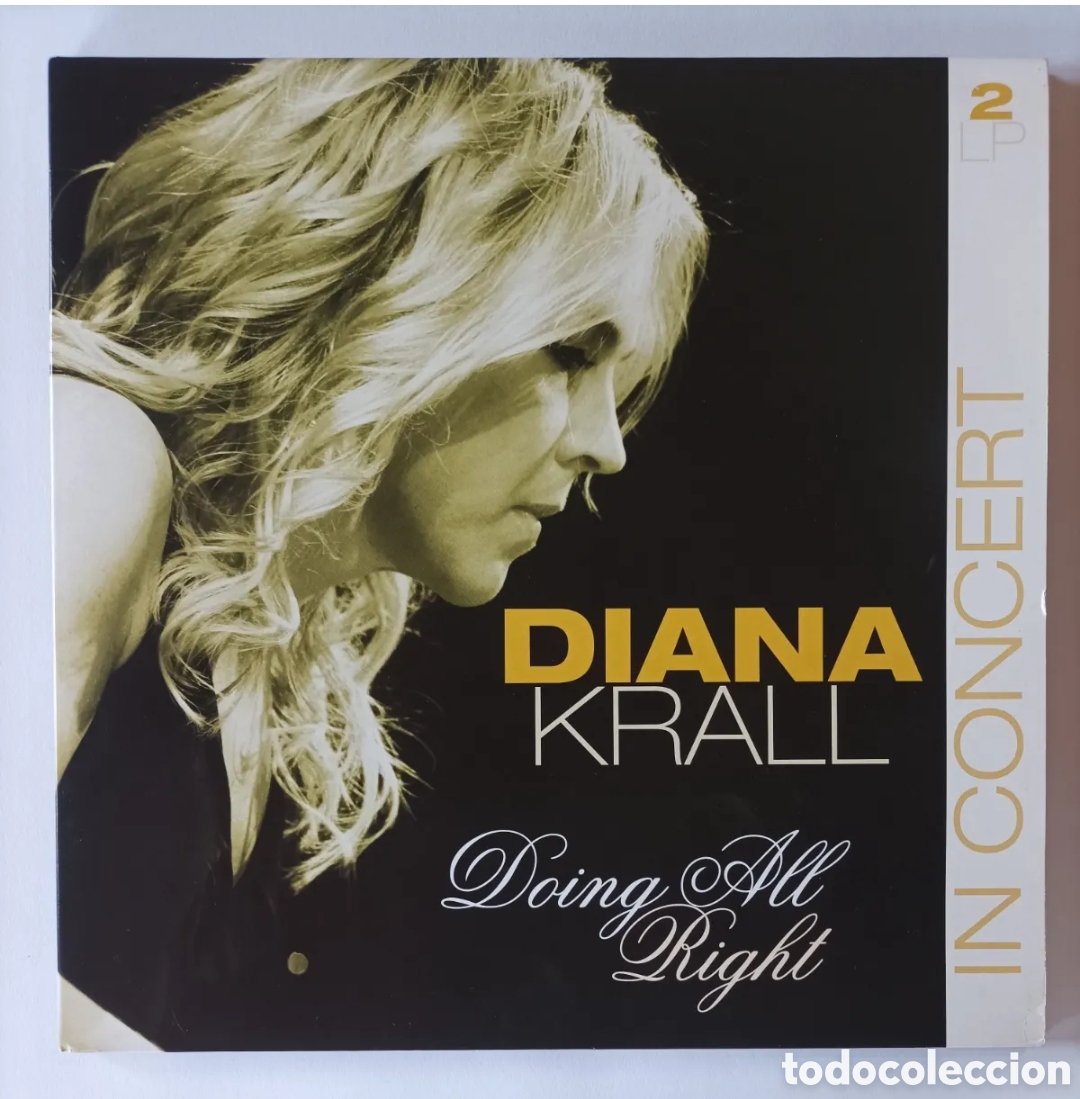 Discos de vinilo: DIANA KRALL. DOUNG THE RIGHT. DISCO VINILO DOBLE LP. EXCELENTE ESTADO.
