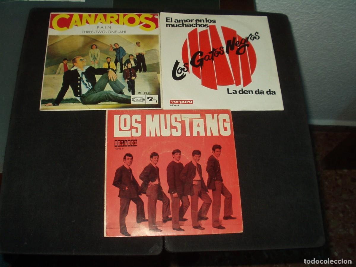 Discos de vinilo: LOTE 48 EP'S Y SINGLES VARIADOS A&Ntilde;OS 60 + 2 ESTUCHES DE REGALO.
