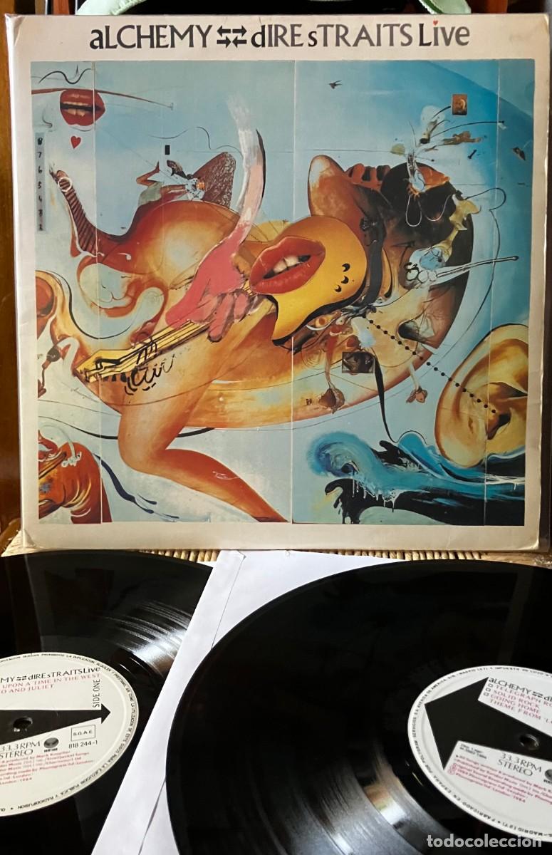 Discos de vinilo: DIRE STRAITS - ALCHEMY live, 2LPs edic Spain 1984