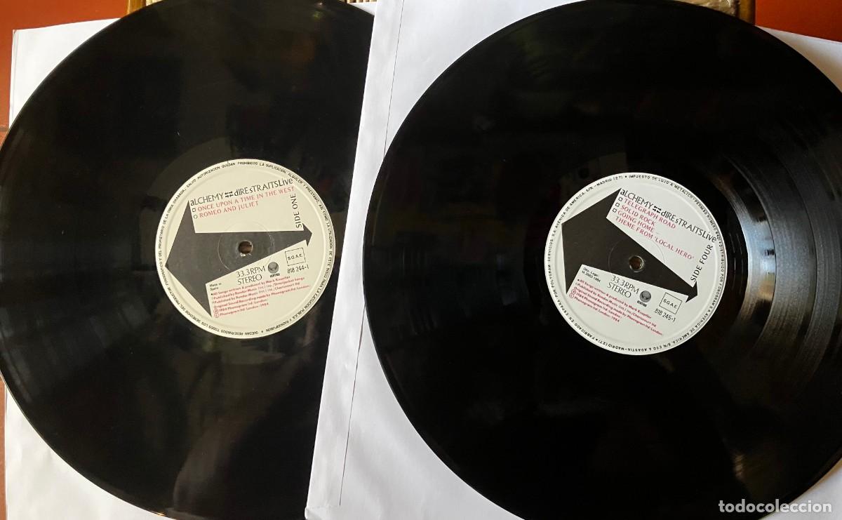 Discos de vinilo: DIRE STRAITS - ALCHEMY live, 2LPs edic Spain 1984 - Foto 2