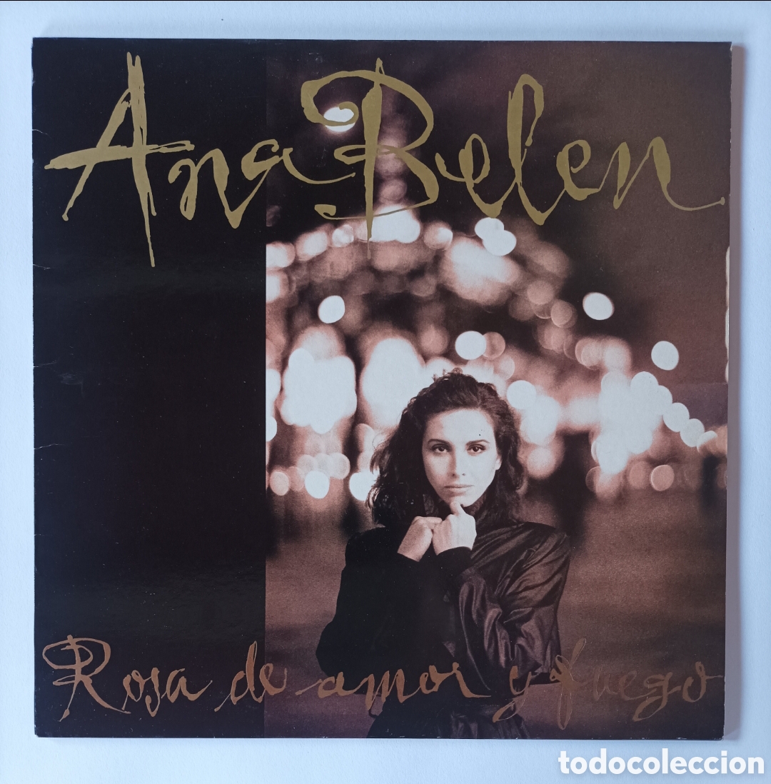 Discos de vinilo: ANA BELEN. ROSA DE AMOR Y FUEGO. DISCO VINILO LP. EXCELENTE ESTADO.