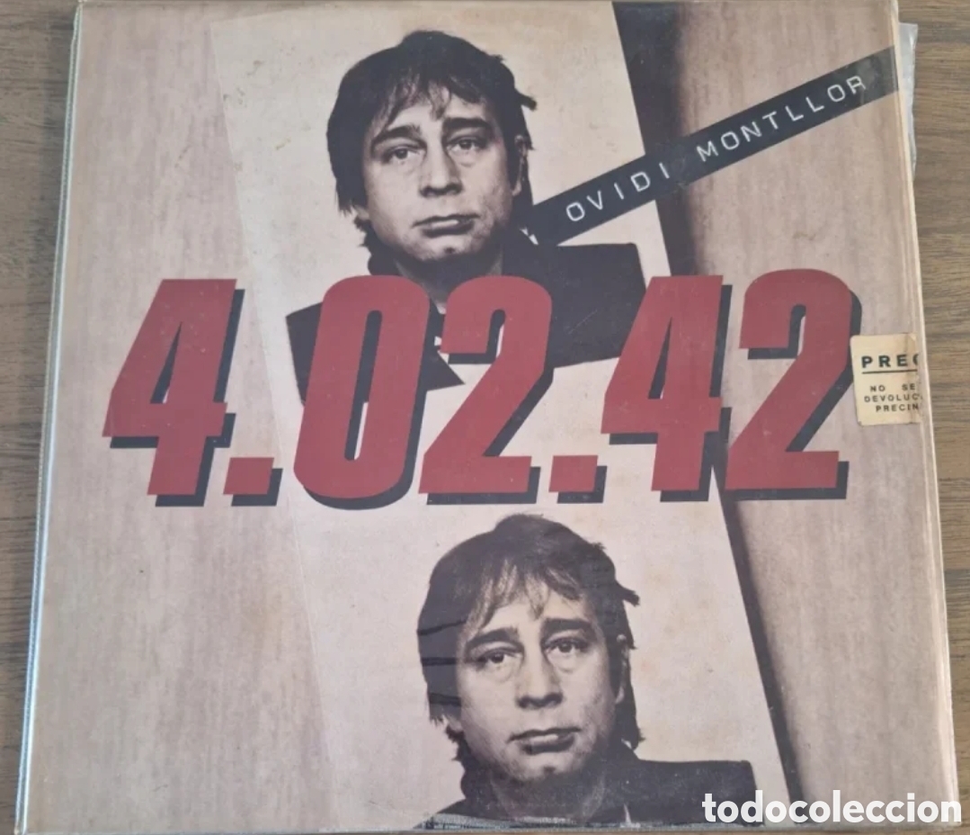 Discos de vinilo: Ovidi Montllor - 4.02.42 LP Vinilo