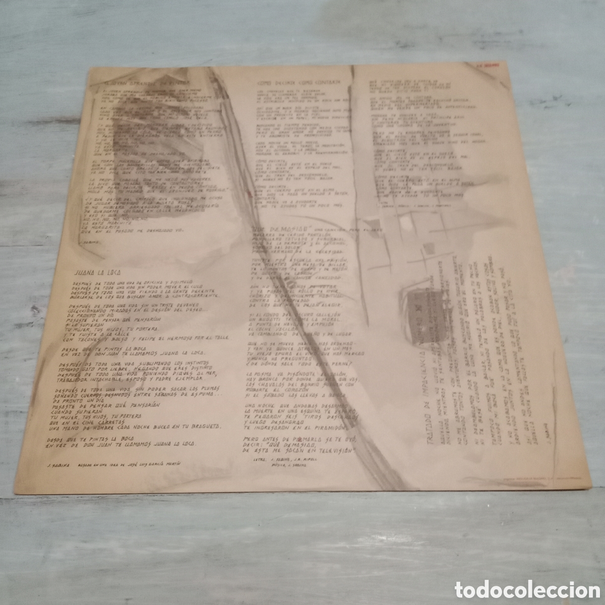 Discos de vinilo: JOAQU&Iacute;N SABINA Y VICEVERSA - EN DIRECTO - LP DOBLE GATEFOLD - Foto 7