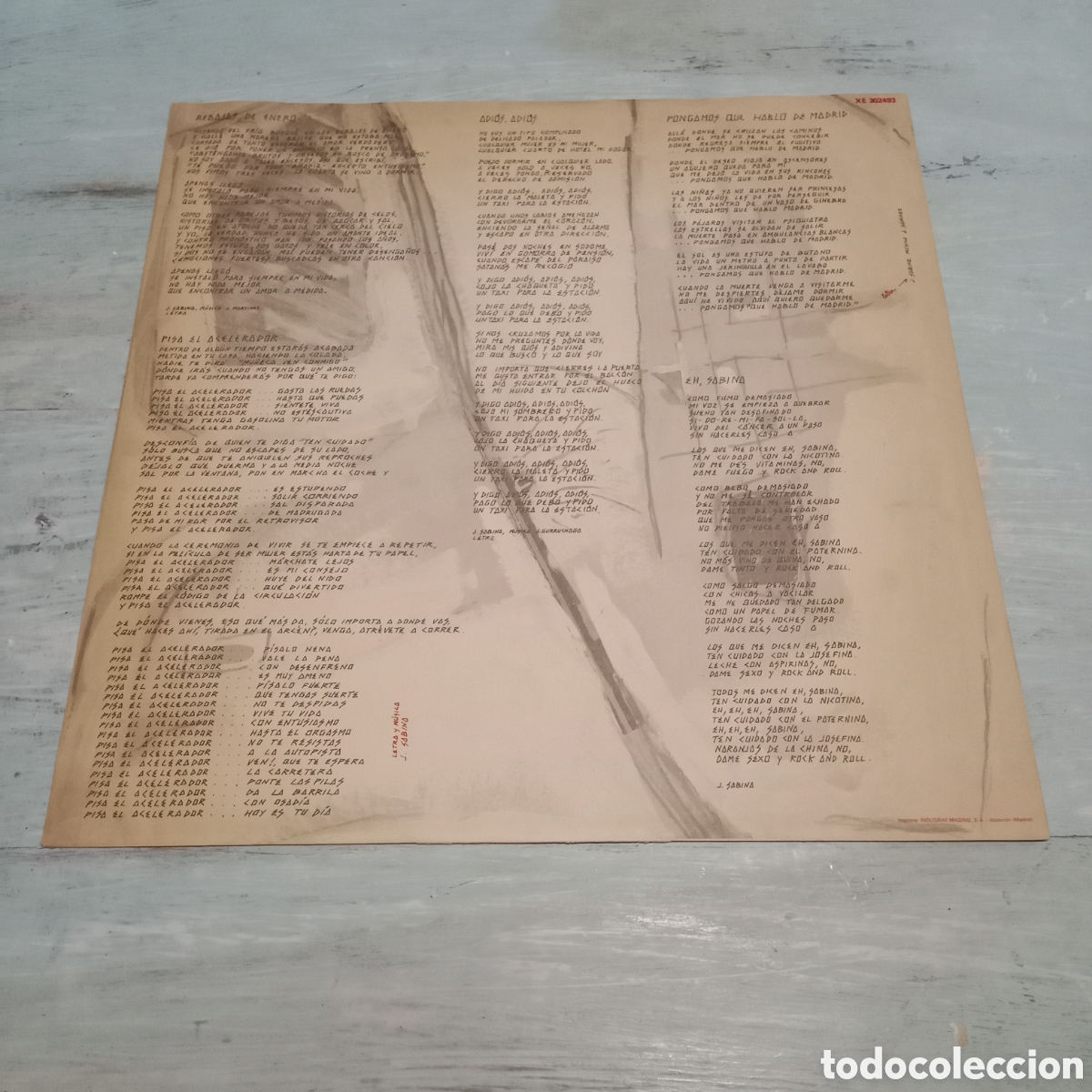 Discos de vinilo: JOAQU&Iacute;N SABINA Y VICEVERSA - EN DIRECTO - LP DOBLE GATEFOLD - Foto 11