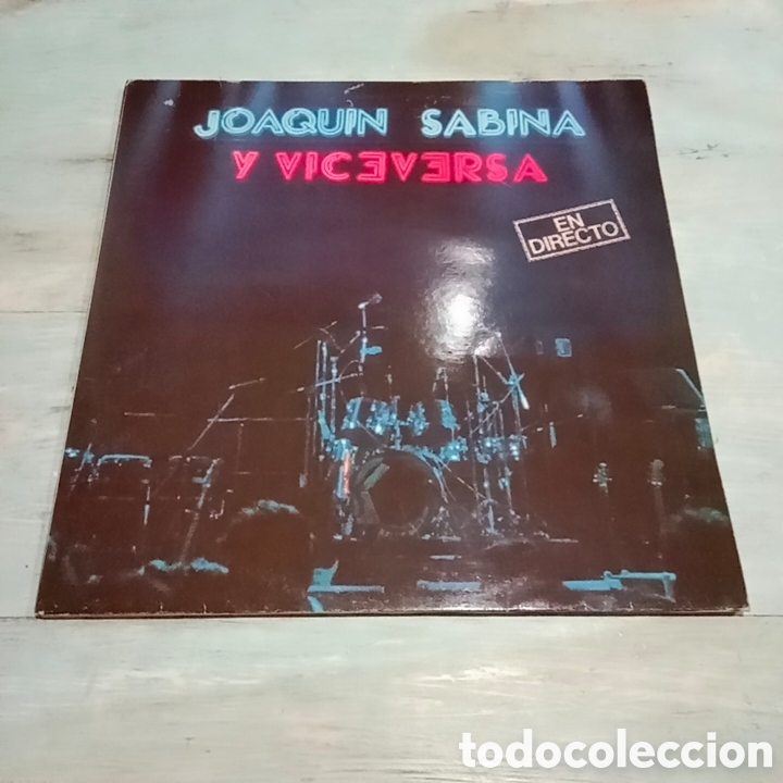 Discos de vinilo: JOAQU&Iacute;N SABINA Y VICEVERSA - EN DIRECTO - LP DOBLE GATEFOLD