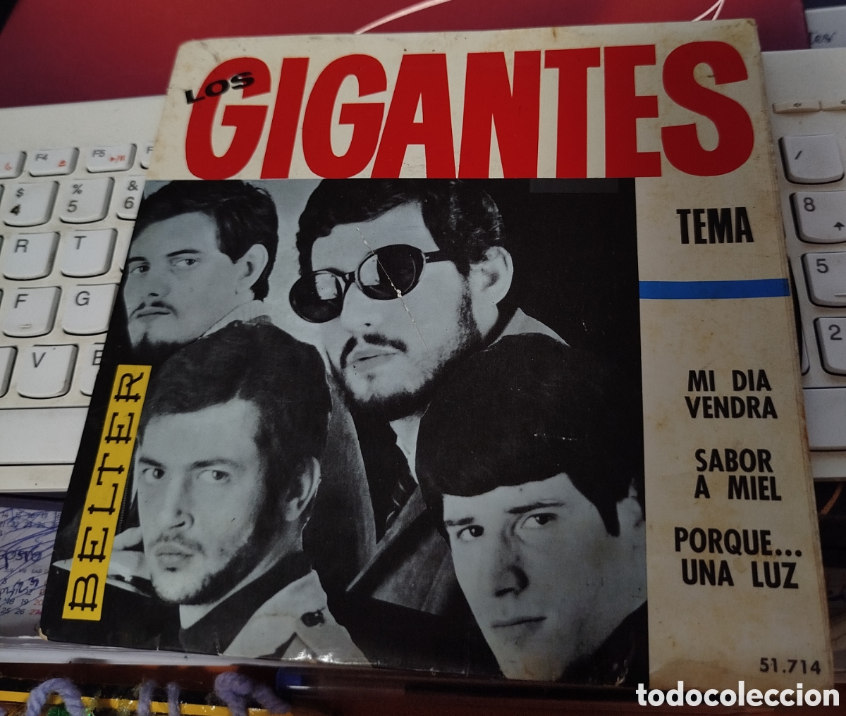 Discos de vinilo: Los Gigantes: Tema + 3 - Foto 1