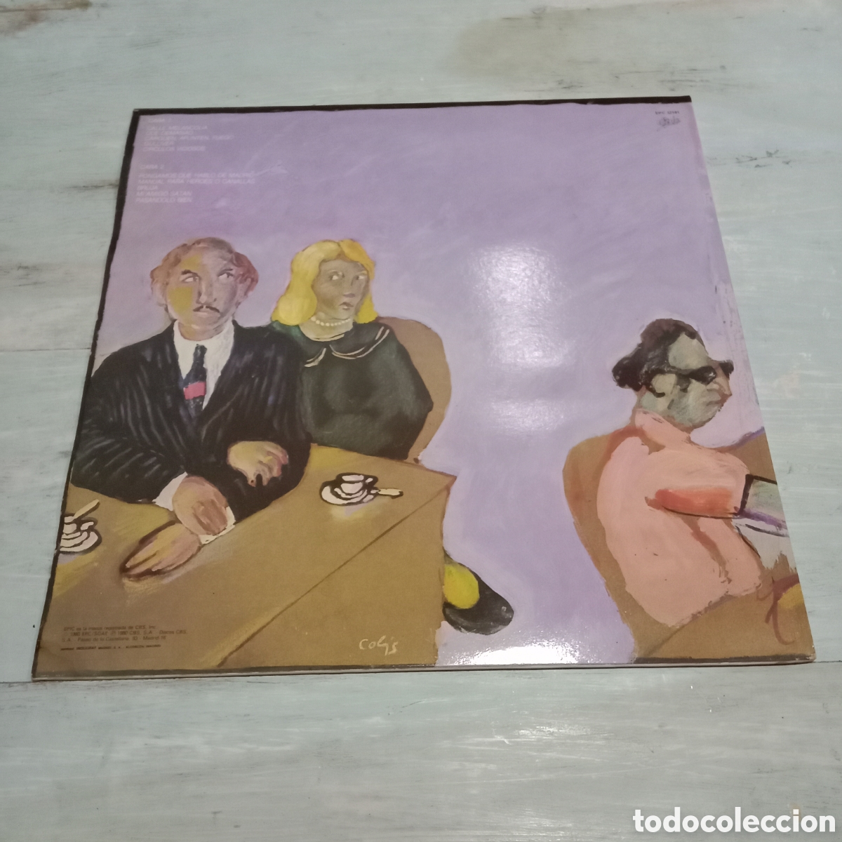 Discos de vinilo: JOAQU&Iacute;N SABINA - MALAS COMPA&Ntilde;&Iacute;AS - LP - Foto 2
