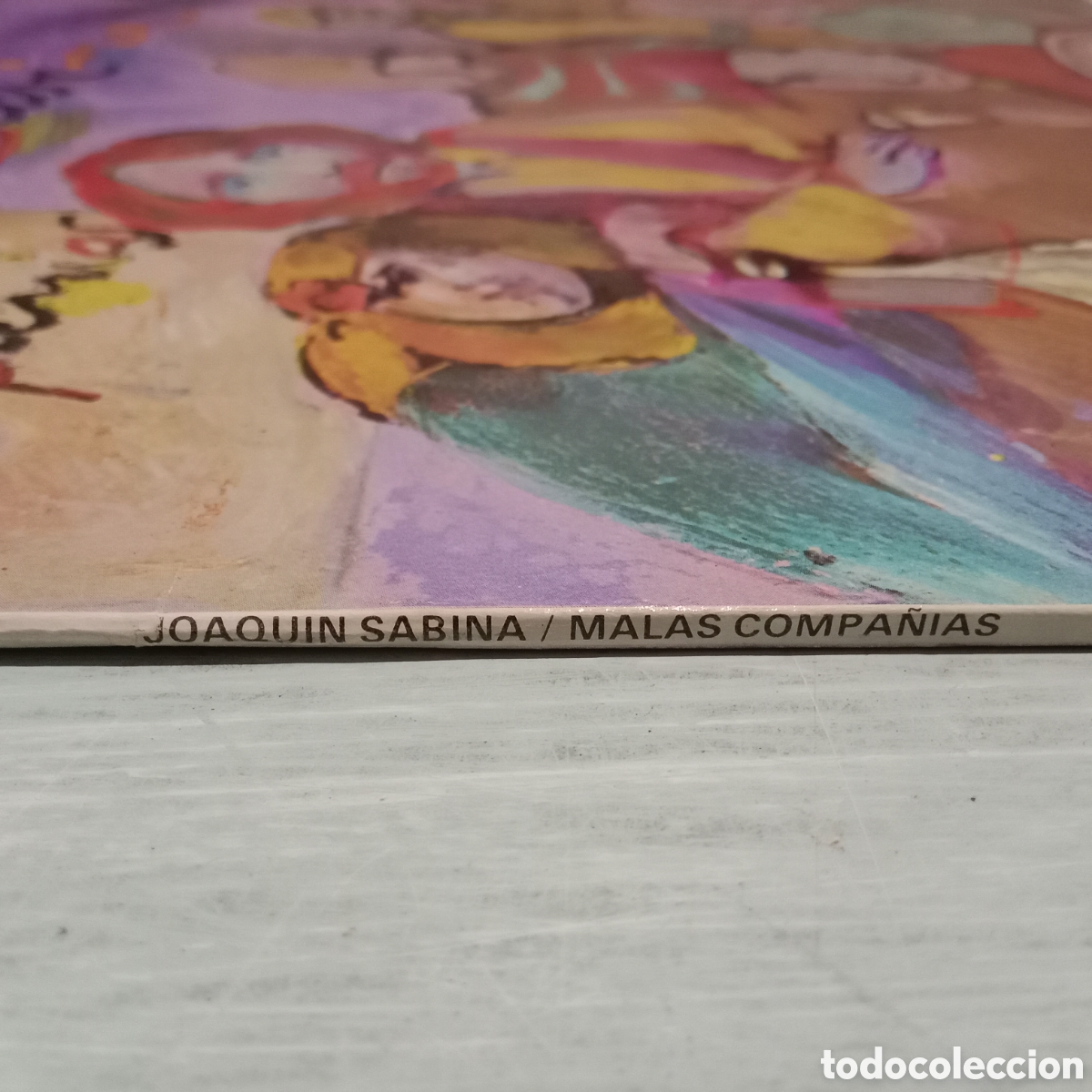 Discos de vinilo: JOAQU&Iacute;N SABINA - MALAS COMPA&Ntilde;&Iacute;AS - LP - Foto 3