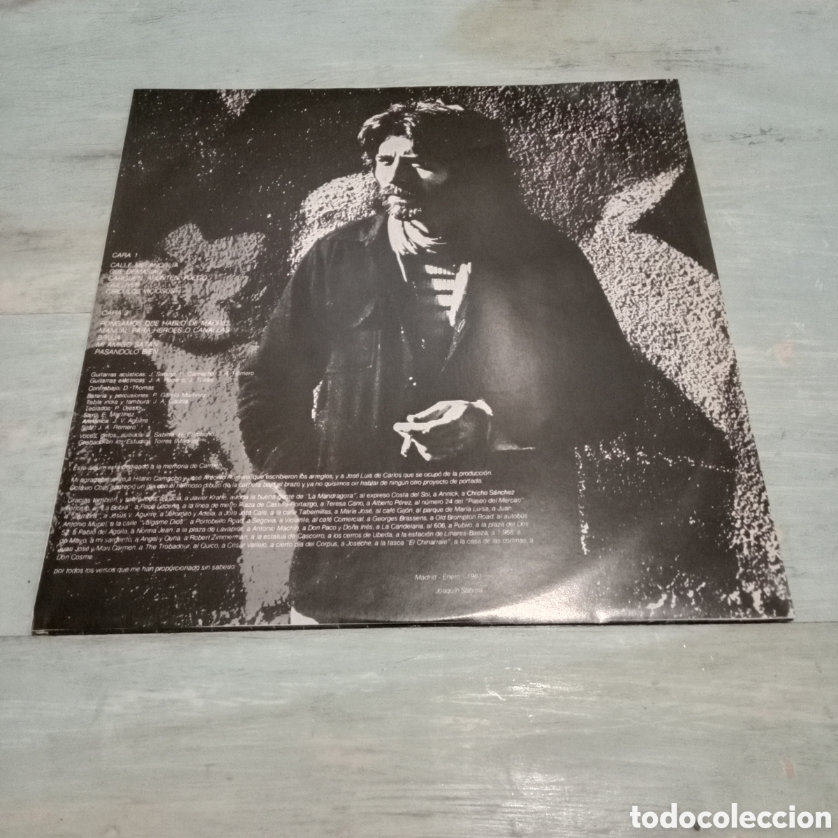 Discos de vinilo: JOAQU&Iacute;N SABINA - MALAS COMPA&Ntilde;&Iacute;AS - LP - Foto 6